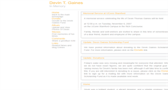 Desktop Screenshot of devingaines.com